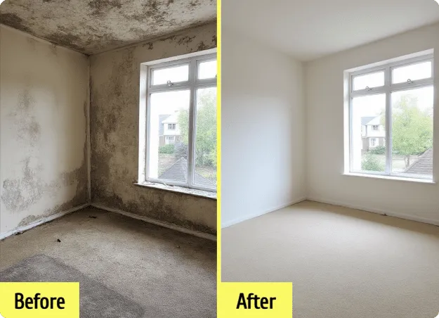 Mould Removal Before and After Image - 1